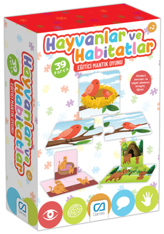 Hayvanlar Ve Habitatlar - Eğitici Mantık Oyunu