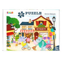 Eolo 96 Parça Puzzle - Sevimli Mahalle