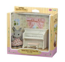 Sylvanian Families Tavşan Kız Kardeş Ve Piyano (5139)