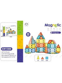 5.5 Cm Manyetik Bloklar 55 Parça