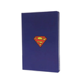 Superman Sert Kapak Butik Defter - Kareli