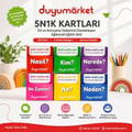 Duyumarket 5n1k Dil Ve Konuşma Kartları 6'lı Eğitim Seti - Dil Gelişimi Ve Özel Eğitim Materyali (240 Kart)