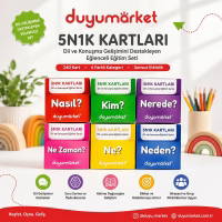 Duyumarket 5n1k Dil Ve Konuşma Kartları 6'lı Eğitim Seti - Dil Gelişimi Ve Özel Eğitim Materyali (240 Kart)