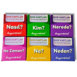 Duyumarket 5n1k Dil Konuşma Kartları - 6'lı Set