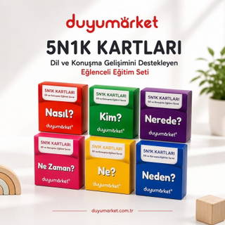 Duyumarket 5n1k Dil Ve Konuşma Kartları 6'lı Eğitim Seti - Dil Gelişimi Ve Özel Eğitim Materyali (240 Kart)