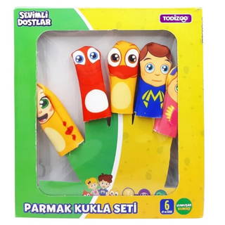 Sevimli Dostlar Peluş Parmak Kuklası