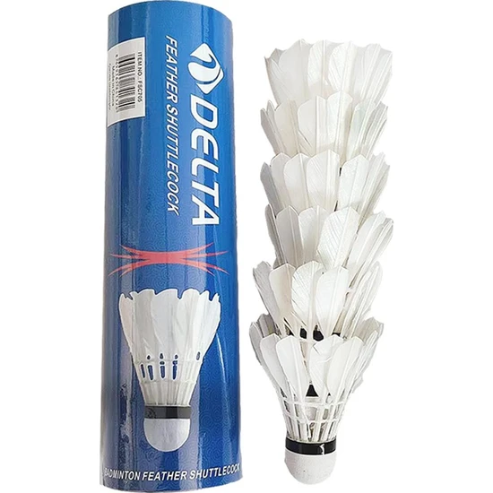 tukaページ⭐︎ Delta Özel Kaz Tüyü Pratik Kutusunda 6 Adet Badminton Topu Fiyatı