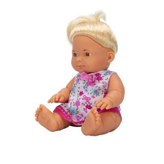 Nil Bebek - Sarışın Çiçekli Elbiseli 23 Cm