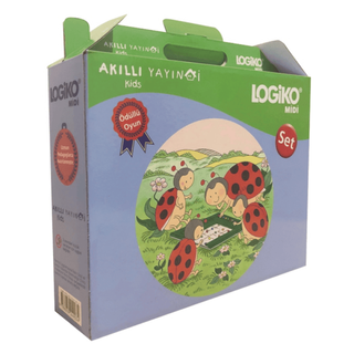 Logiko - Midi Akıllı Düğmeler İlköğretim Seviyesi Zeka Geliştirme Seti (12 Fasikül + Kontrol Tableti)