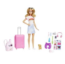 Barbie Seyahatte Bebeği Ve Aksesuarları Hjy18