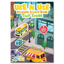 Use 'n Use Reusable Sticker Kitabı - Tiny Town