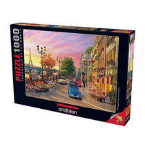 Paris'te Akşamüstü 1000 Parça Puzzle - 1004