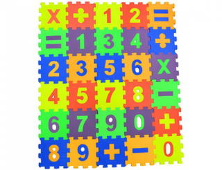 Eva Puzzle 12x12cm Matematik