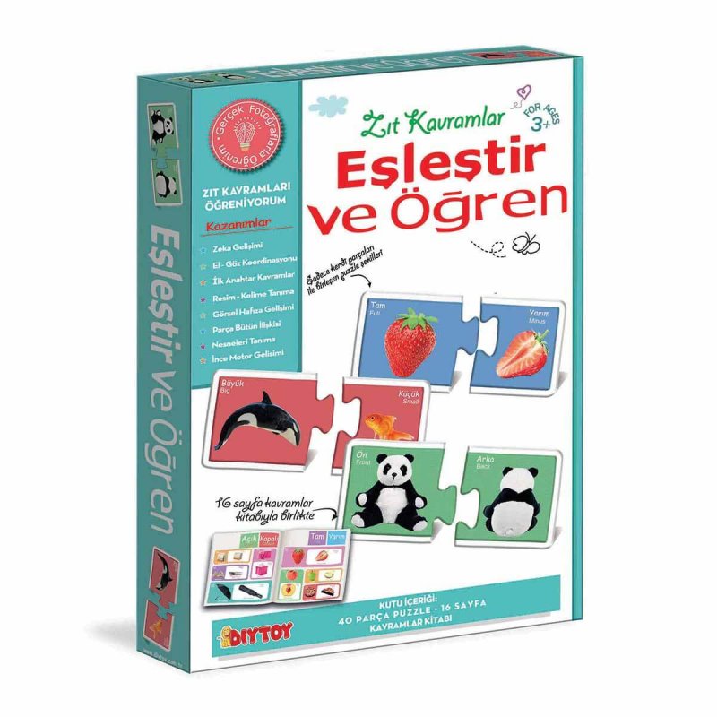 Zıt Kavramlar - Eşleştir Ve Öğren Fiyatı, Yorumları - duyumarket