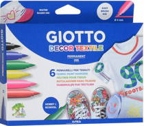 Gıotto Decor Tekstil Kalemi 6 Renk 494800