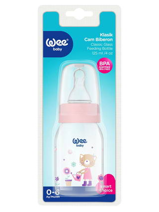 Wee Baby Cam Biberon 125 Ml Pembe