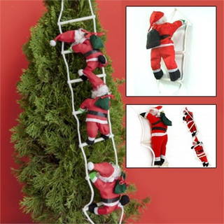 Merdiven Tırmanan Noel Baba 95 Cm 3 Lü