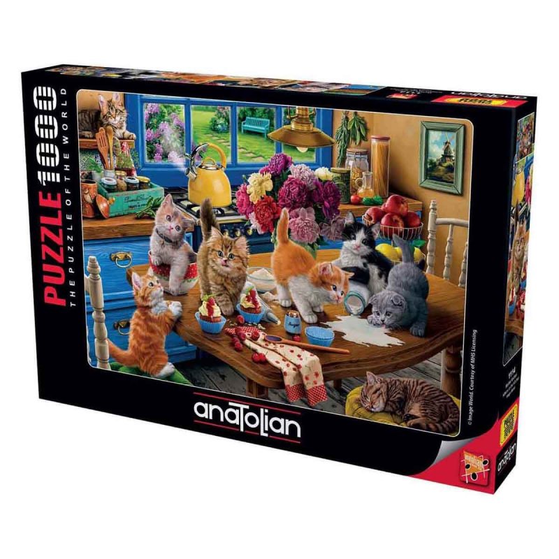 Mutfak Kedileri 1000 Parça Puzzle - 1114 Fiyatı, Yorumları