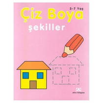 Çiz Boya - Şekiller Boyama Kitabı