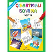 Çıkartmalı Boyama - Taşıtlar