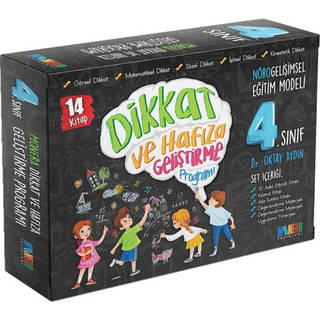 4. Sınıf Dikkat Ve Hafıza Geliştirme Programı ( 14 Kitap )