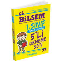 Bilsem 1. Sınıf Tamamı Çözümlü 5` Li Deneme Seti