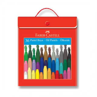 Faber Castell Plastik Çantalı Tutuculu Pastel Boya, 36 Renk