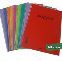 Umut Dazzle 40 Yaprak Kareli A4 Spiralli Pp Kapak Defter