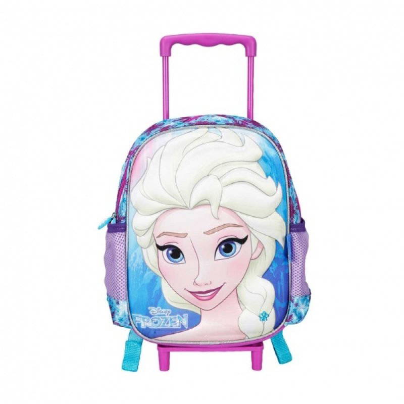 Frozen Elsa Çekçekli Anaokul Çantası