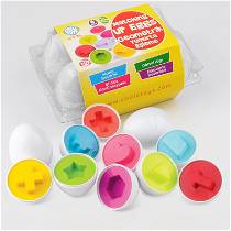 Circle Toys 6'lı Geometrik Yumurta Eşleme