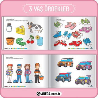 Adeda Dikkati Güçlendirme Seti 3 Yaş