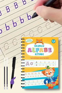 Dikkat Atölyesi Oluklu Alfabe Kitabı – 3-6 Yaş