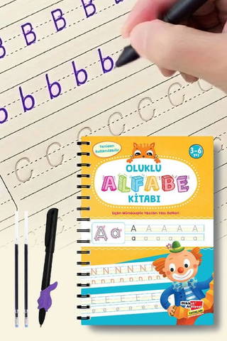 Dikkat Atölyesi Oluklu Alfabe Kitabı – 3-6 Yaş