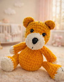 Amigurumi Pofuduk Ayıcık (22 Cm)