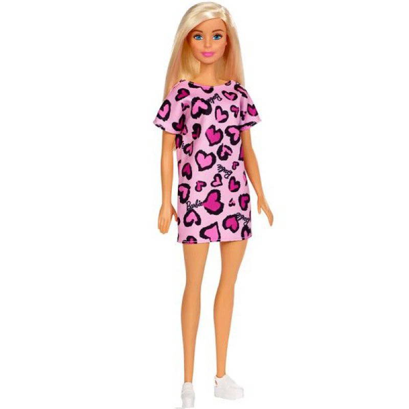 Şık Barbie Pembe Kalpli T7439 Ghw45