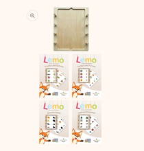 Lemo 3 Yaş Başlangıç Seti - Ahşap Çerçeve + 4 Kart Seti