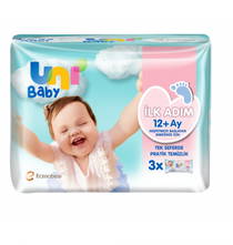 Uni Baby İlk Adım Islak Mendil 3x52 Yaprak