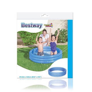 Bestway Şişme Çocuk Havuzu 3 Boğumlu 51024 102 X 25 Cm Mavi