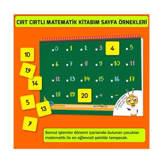 Cırt Cırtlı Matematik Etkinlik Kitabım 3-6 Yaş