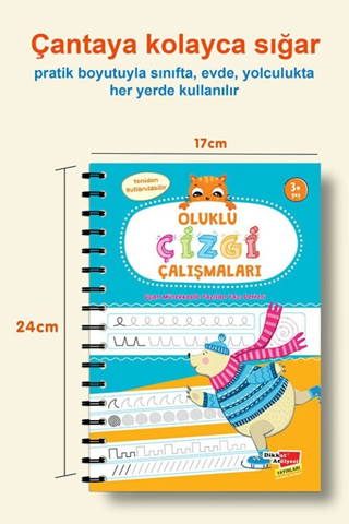 Dikkat Atölyesi Sihirli Kalemli Oluklu Çizgi Çalışmaları Kitabı