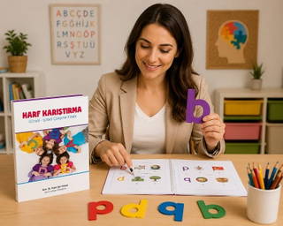 Duyumarket Harf Karıştırma Kitabı- Disleksili Bireyler İçin Okumaya Destek Çalışma Kitabı