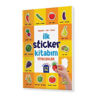 İlk Sticker Kitabım Yapıştır - Çiz - Boya (2-4 Yaş)