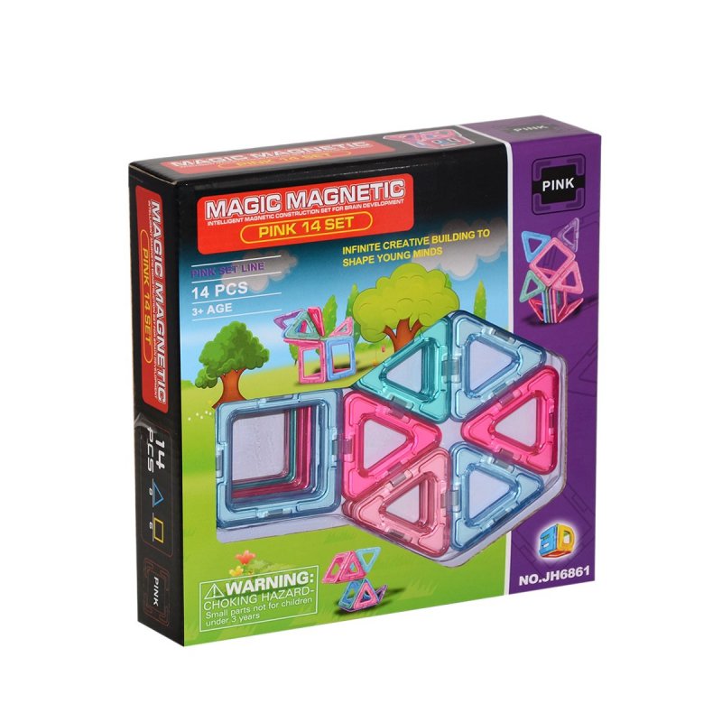 Manyetik Pink Set - 14 Parça Fiyatı, Yorumları - duyumarket