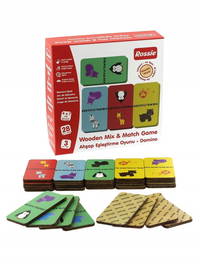 Rossie Ahşap Eşleştirme Oyunu - Domino