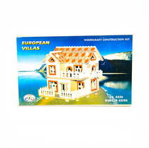 Ahşap 3d Maket Villa Avrupa (Jh6036)