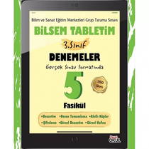 Bilsem Tabletim 3. Sınıf Denemeler - 5 Fasikül