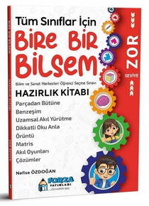 Tüm Sınıflar İçin Bire Bir Bilsem Hazırlık Kitabı - Zor Seviye