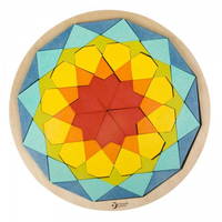 Ahşap Mandala Bulmaca - 3727