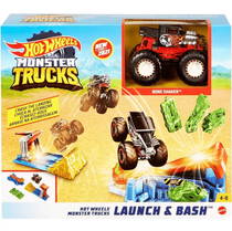 Hot Wheels Monster Trucks Fırlat Ve Çarpış Oyun Seti