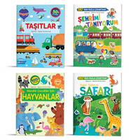 Eğlenceli Öğretici Aktivite Kitabı 4lü Set